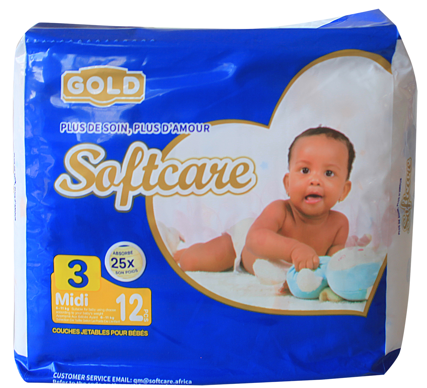 Softcare Gold couche paquet tailles 3
