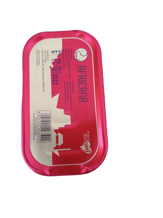 Africana sardine végétale 125gr