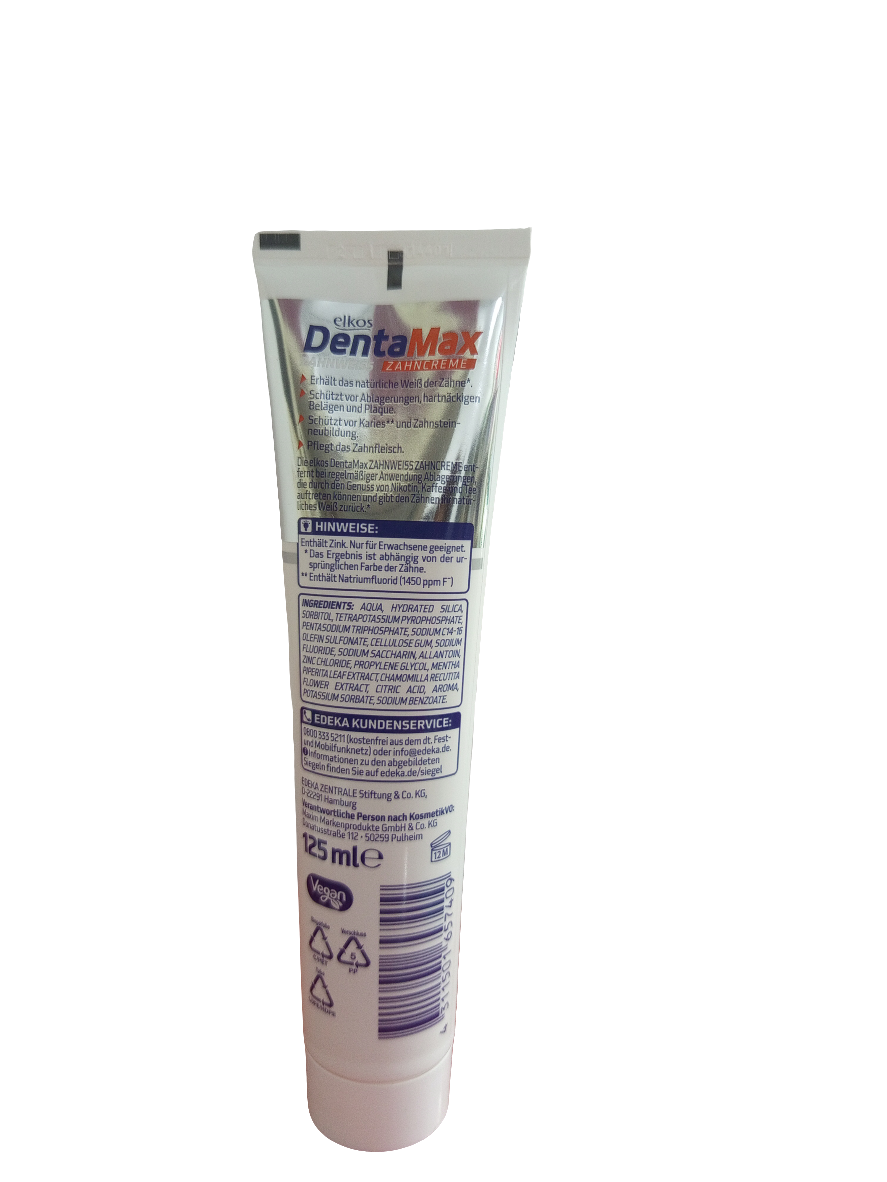 Elkos dentifrice blanchissant