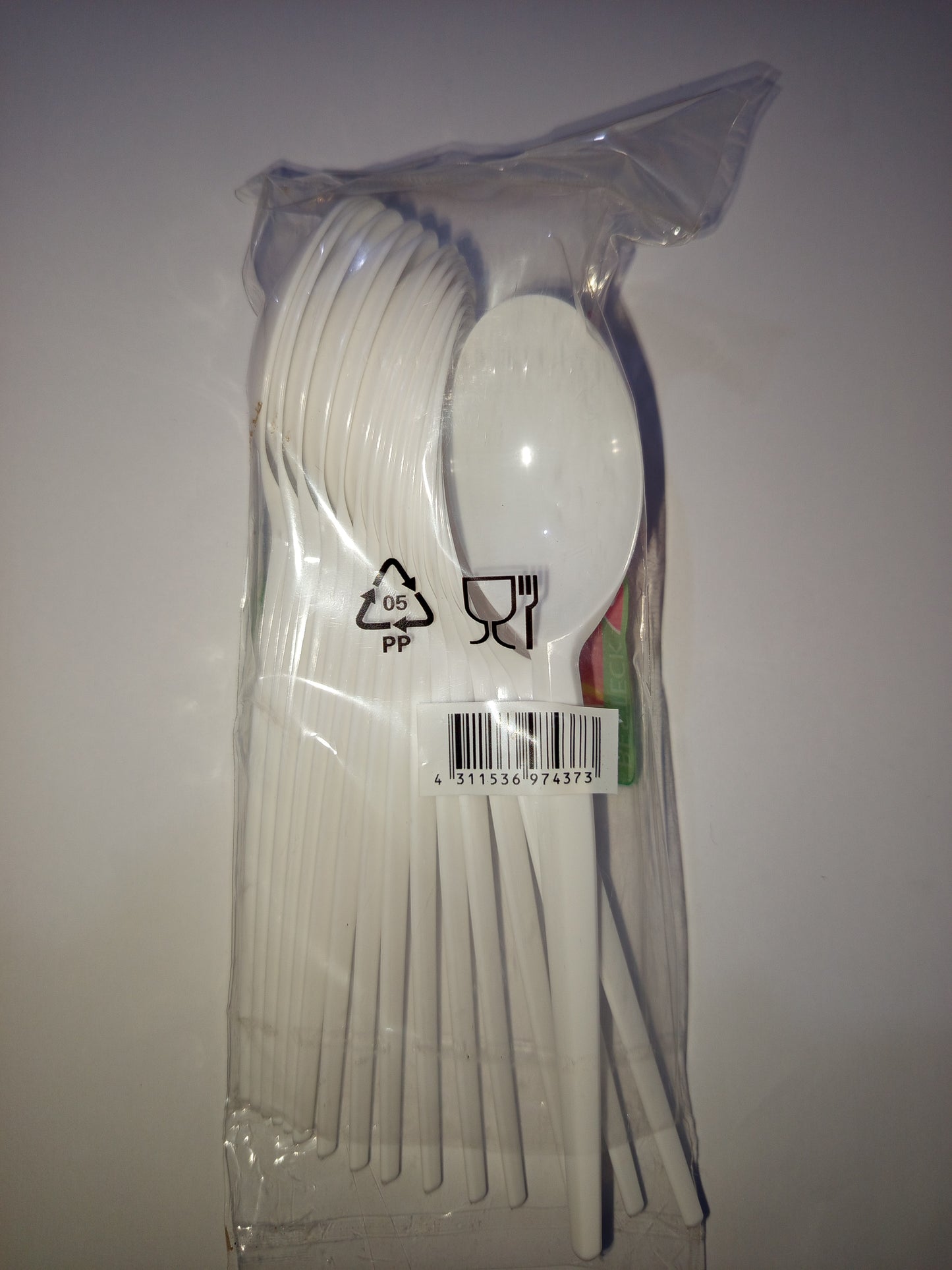 Gut & Gunstig grandes cuillères en plastique 20pièces/paquet