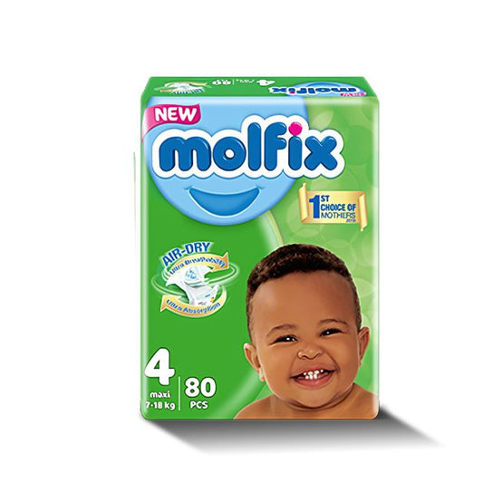 Molfix Couche jetable 80pièces