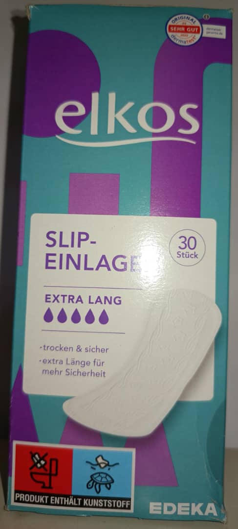 Elkos Protège slips extra long 30pièces
