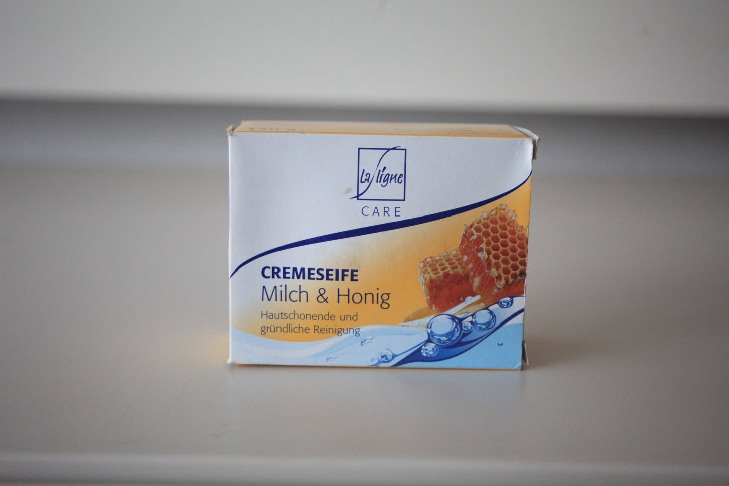 La ligne care Cremeseife lait et miel savon 150g