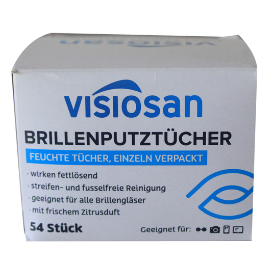 Visiona Lingettes pour lunettes
