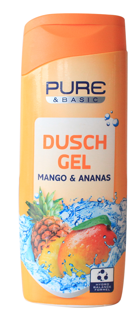Pure Basic Mango & Ananas gel de douche 300ml