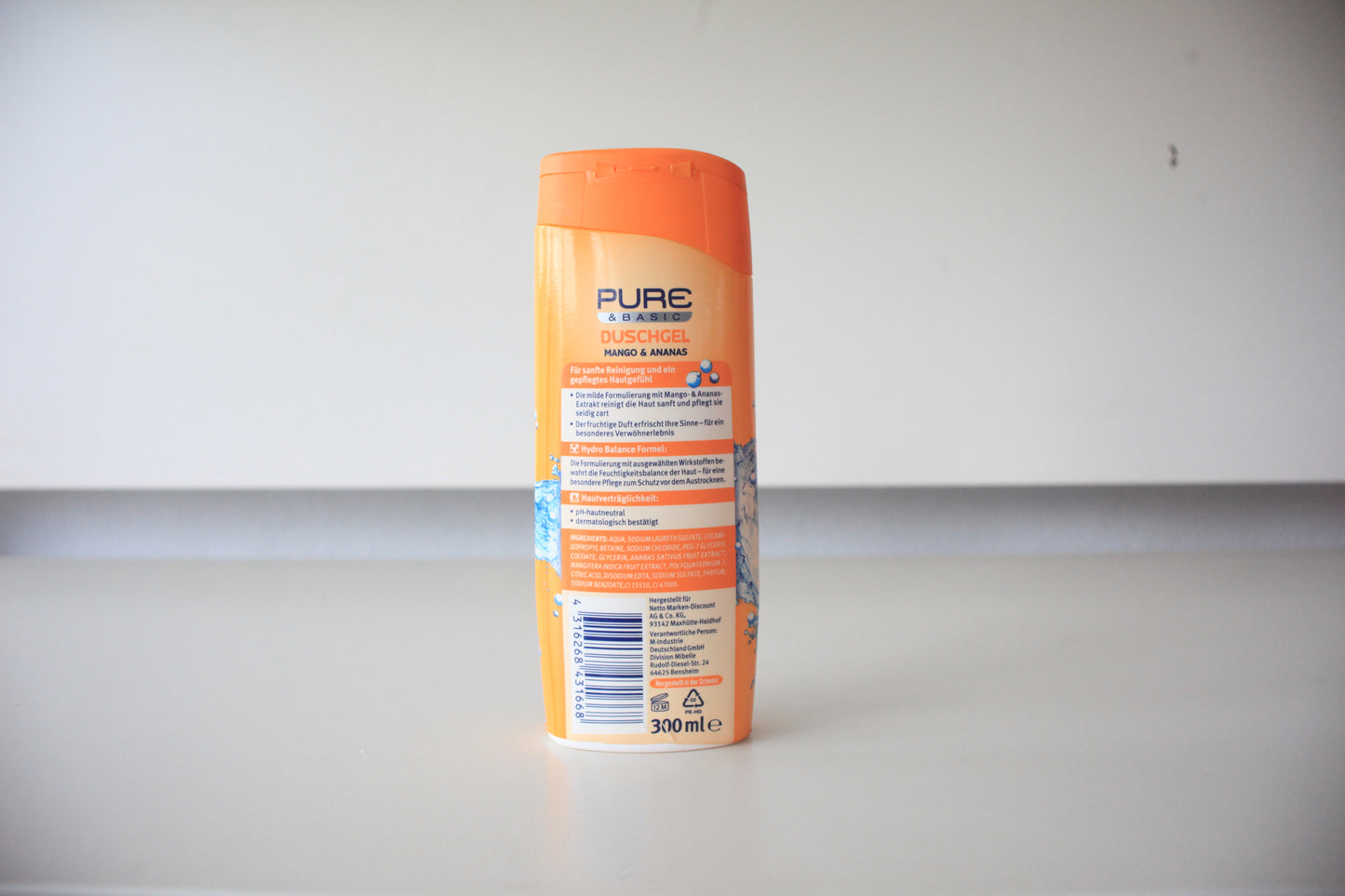 Pure Basic Mango & Ananas gel de douche 300ml