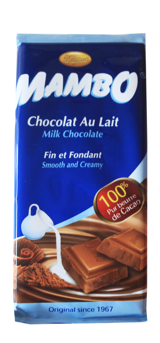 Mambo au lait tablette de chocolat 90gr