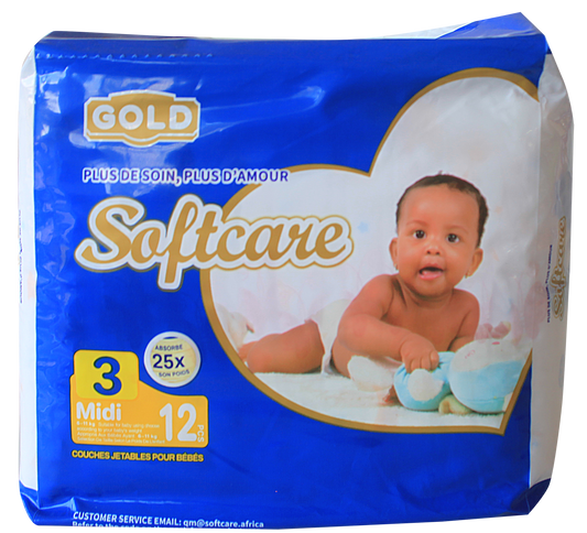 Softcare Gold couche paquet tailles 3