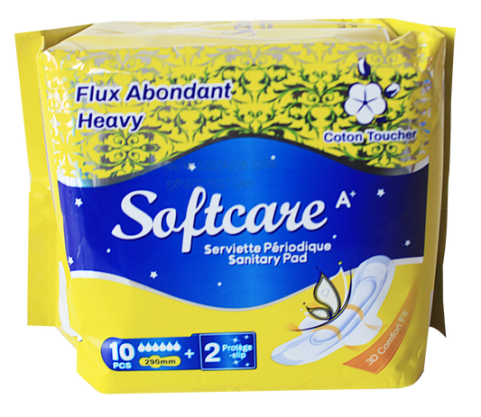 Softcare Serviettes hygieniques jaune