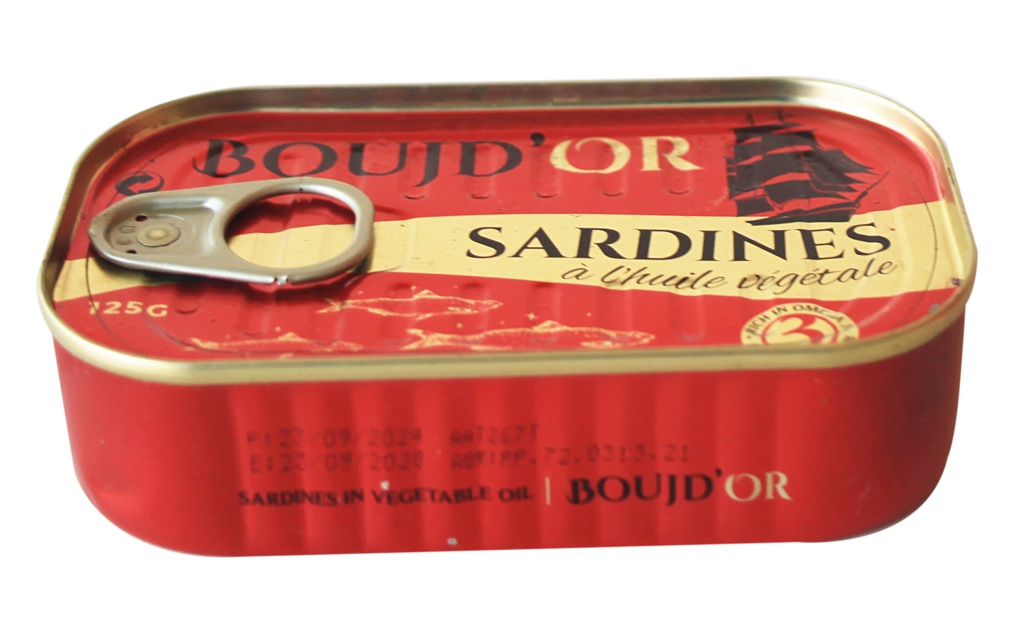 Boudj'or sardine végétale 125gr