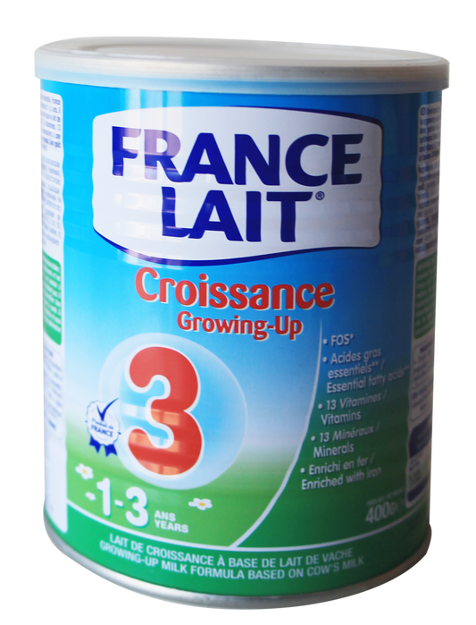 France lait 3 (1-3ans)croissance/growing up 400grg
