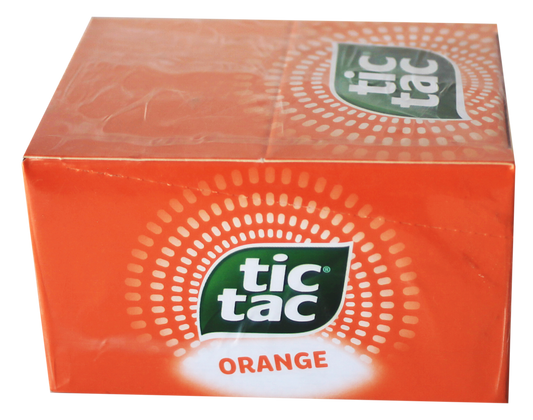 Tic-tac orange bonbon