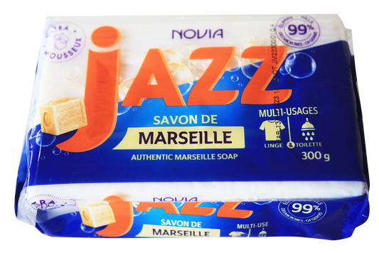 Jazz savon en morceau de Marseille 300g