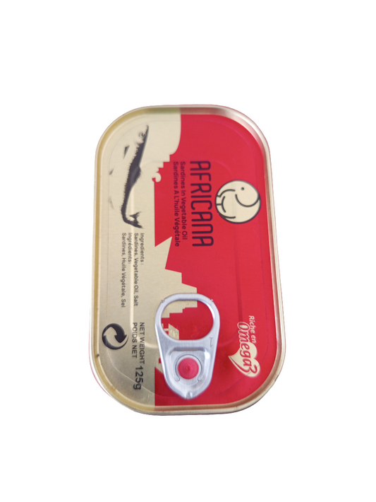 Africana sardine végétale 125gr