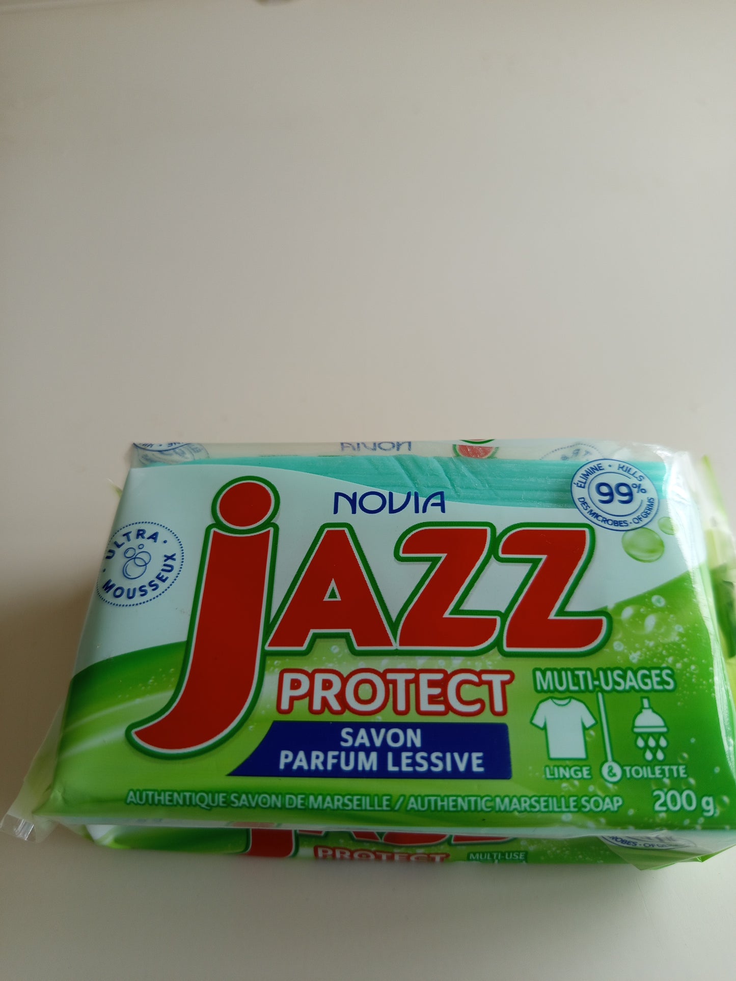 Jazz savon en morceau de Marseille 200g
