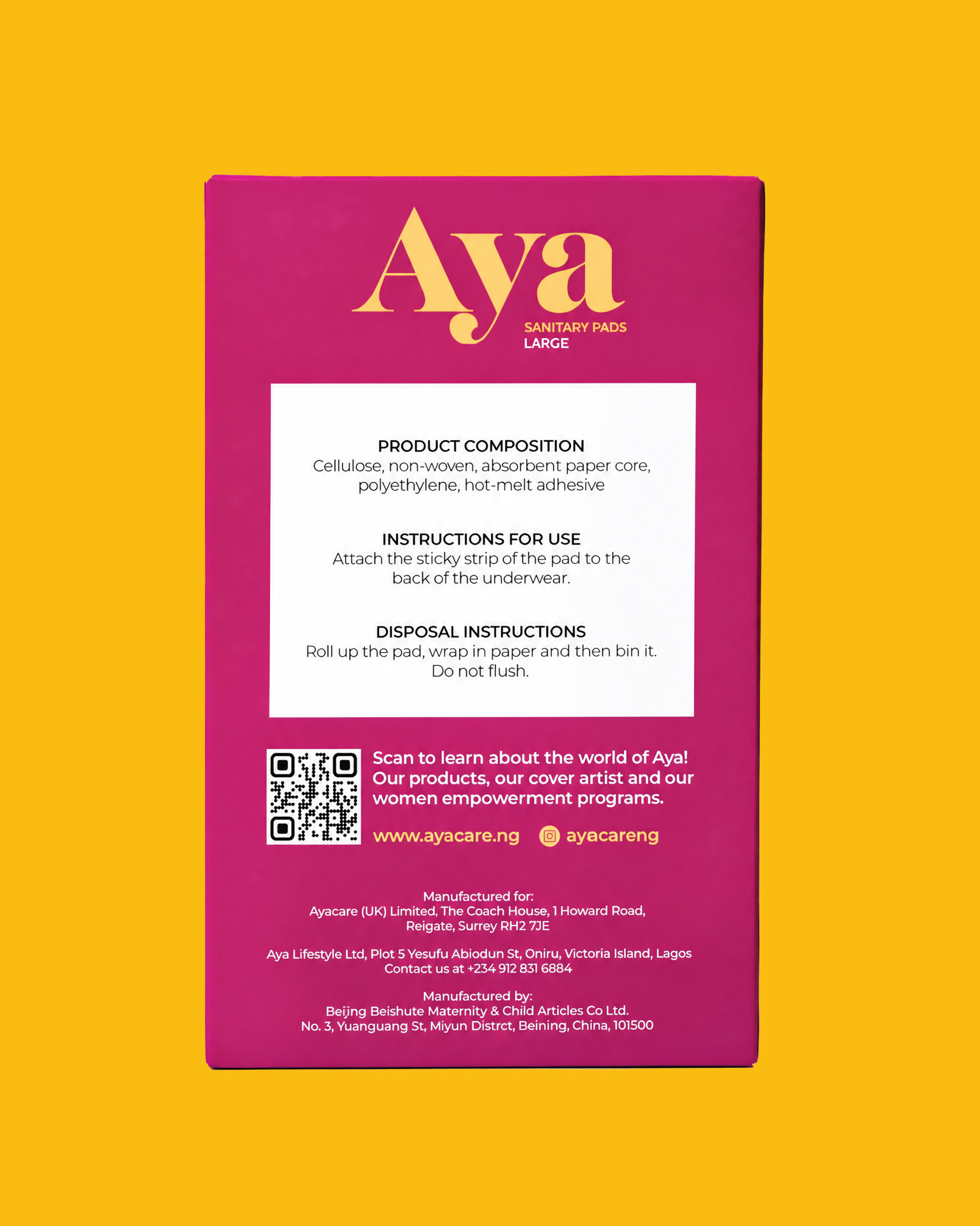 Serviette Hygiénique AYA 400mm – Image 4